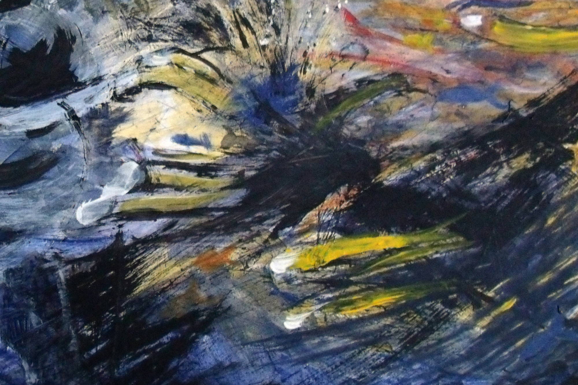 unterwasser, Felix Almes, 2010, painting