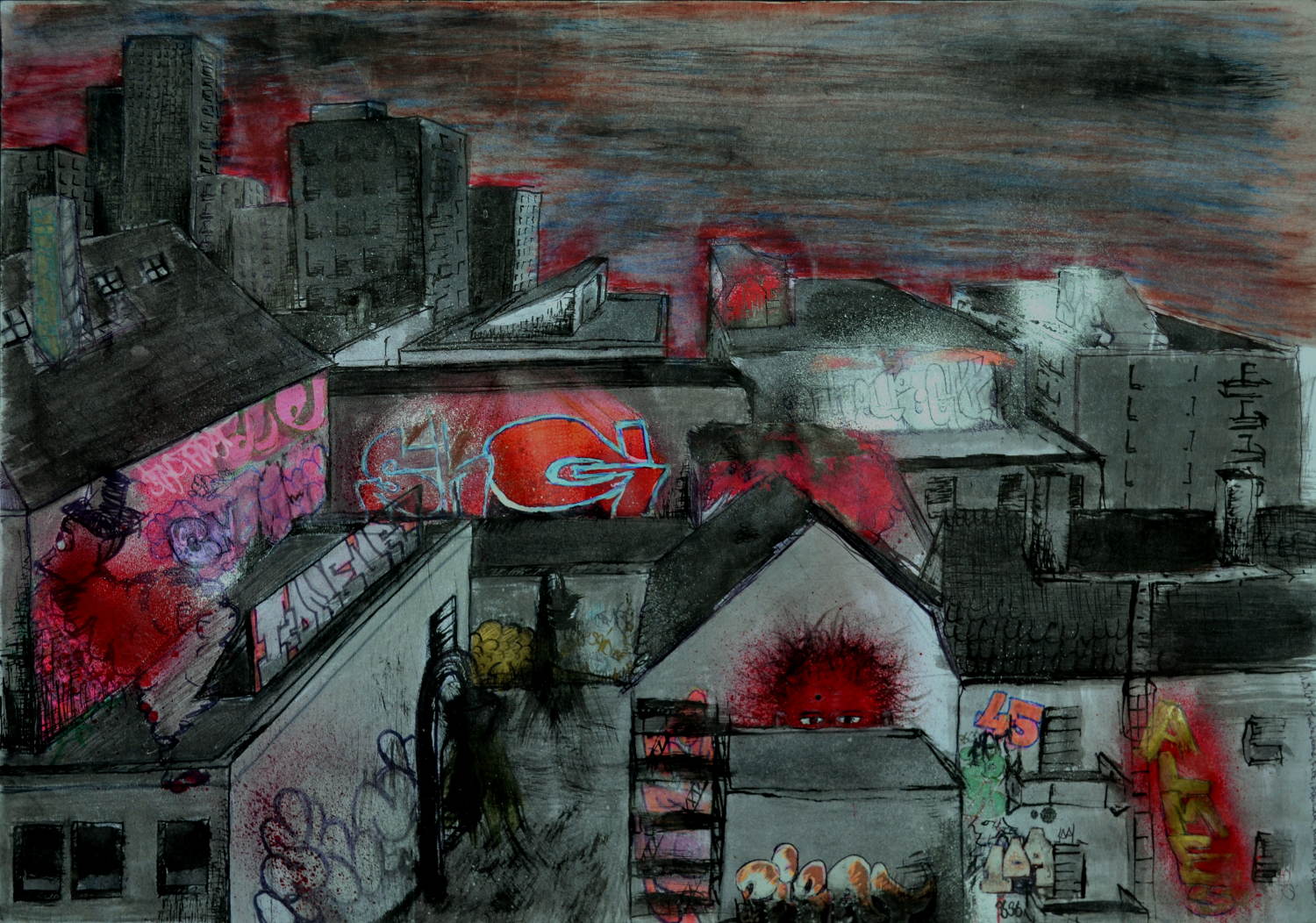 felix almes, 2011, untitled city scape II