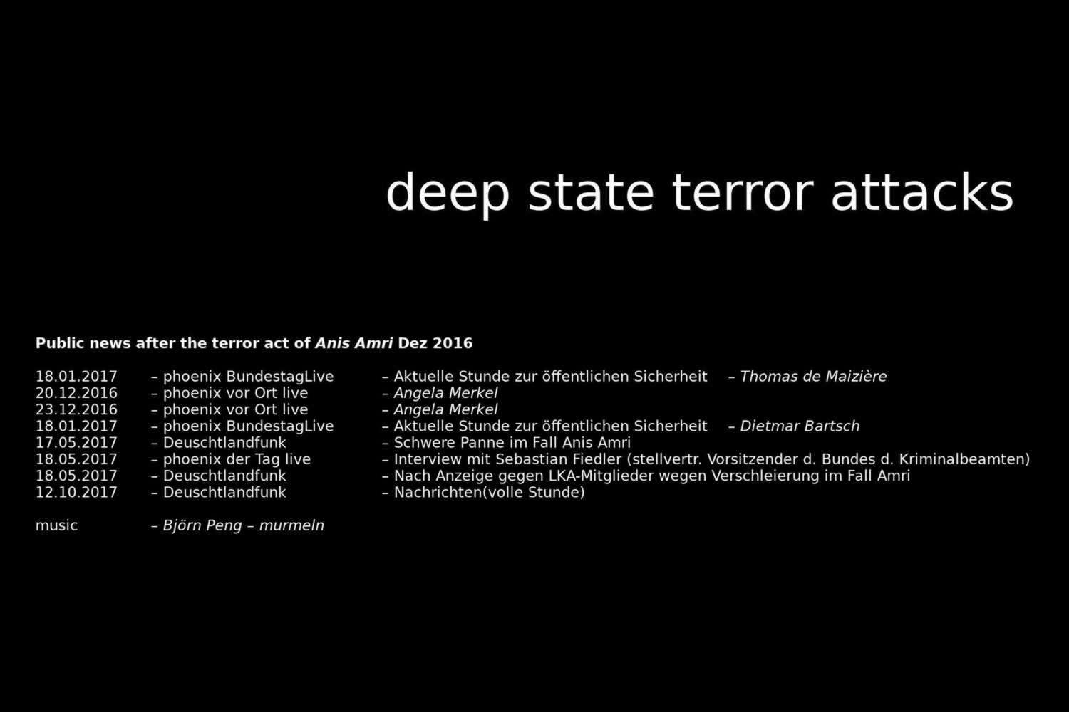 felix almes, 2017, deep state terror attacks