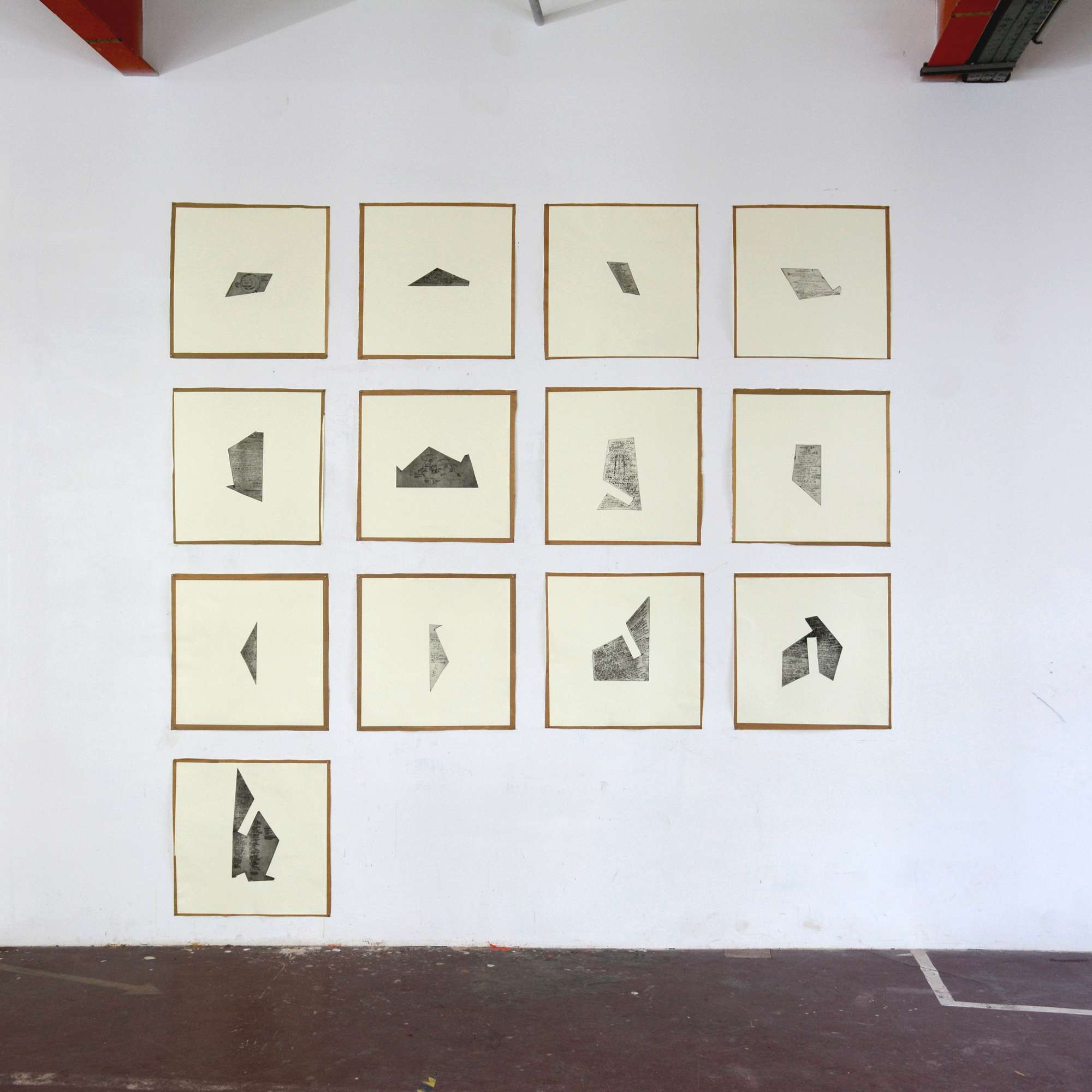 Felix Almes, 2019, fragments of darkness – block 1 – overview room