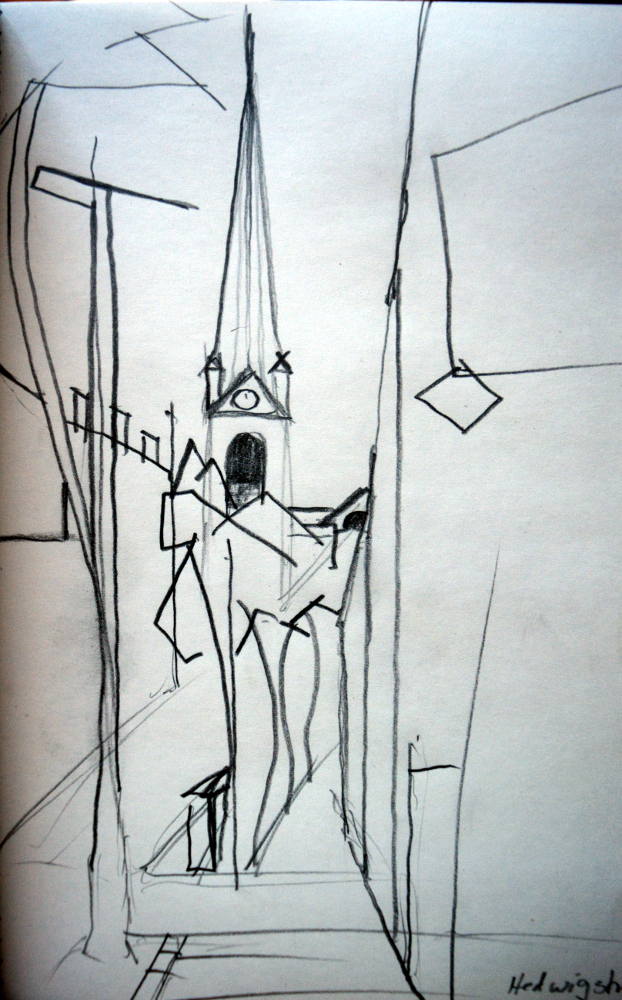 Felix Almes, 2019, The Feininger Sketches – N°11